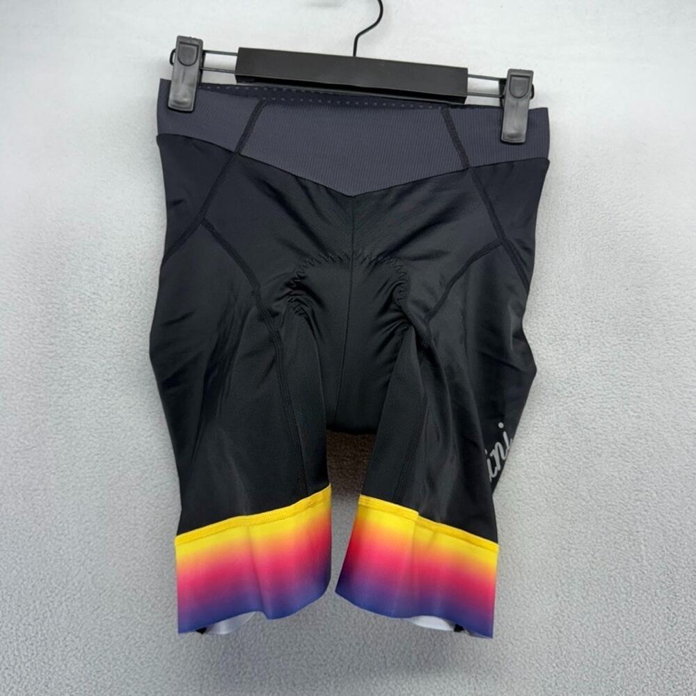 Nalini Cycling Shorts Womens Small Black Padded Compression Italy made Technical